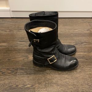 Jimmy Choo motorcycle boots